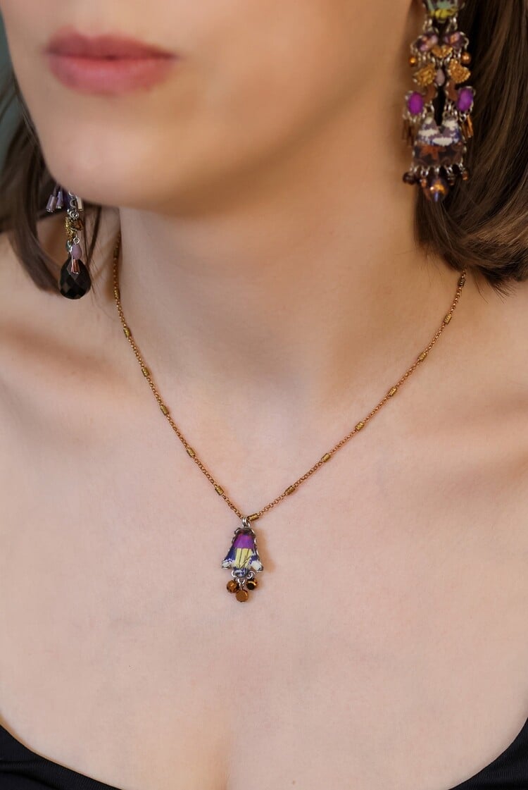 Ayala Bar Winter Warmth Necklace, Clay