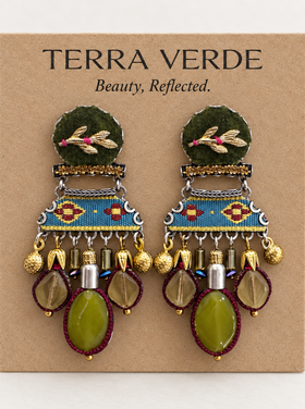 Ayala Bar Vintage Gold Earrings, Beauty
