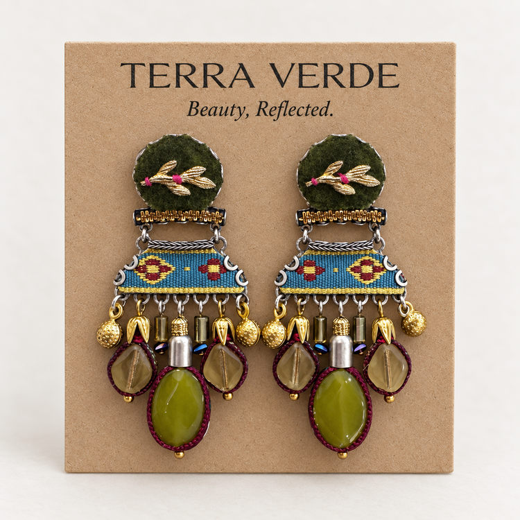 Ayala Bar Vintage Gold Earrings, Beauty