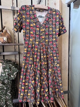 Effies Heart Literature Dress Solvang Print