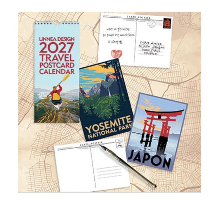 Linnea 2027 Travel Poster Calendar