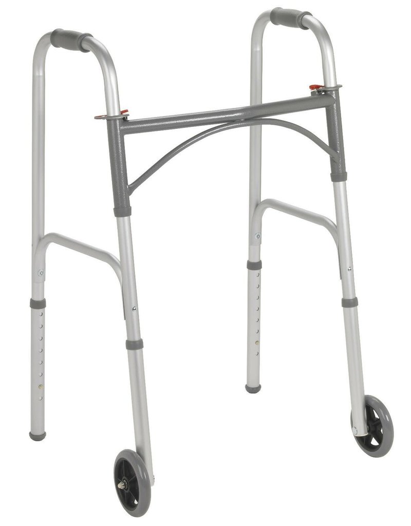 Drive/Devilbiss Steel Front Wheeled  Walker