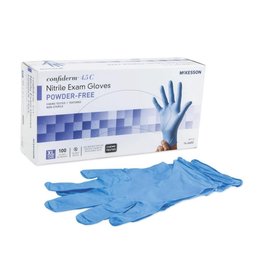 McKesson Textured Nitrile Gloves Blue
