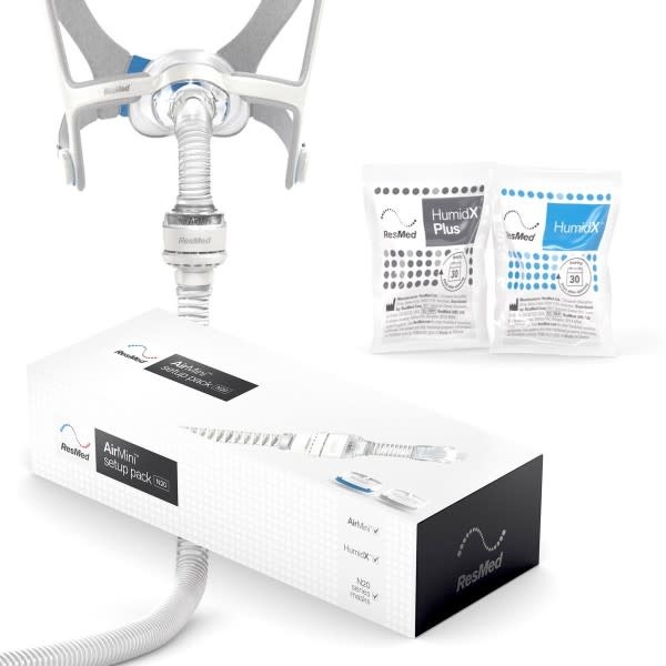 ResMed AirMini Mask pack 新品 AirMini Mask Setup Pack - cpap.com