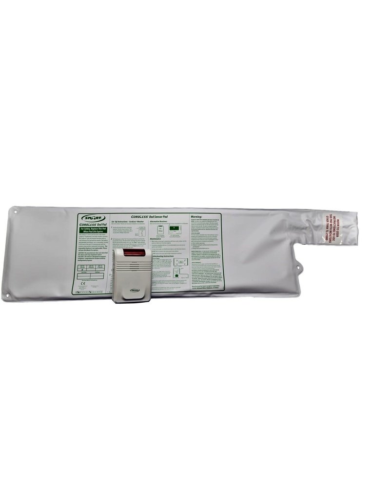 Smart Caregiver 433EC with PTBRI  10x30 CordLess   1 year bed pad