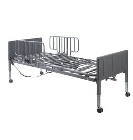 Ultra Light Plus Hi/Lo Semi Electric Hospital Bed w/ Half Rails