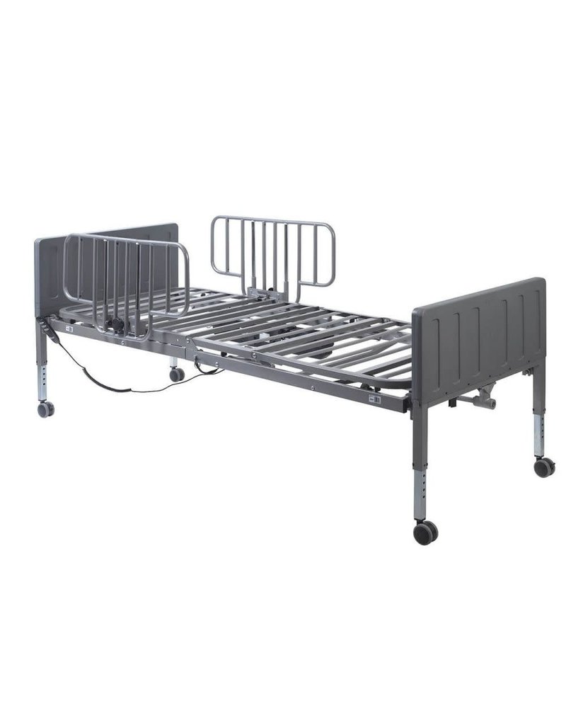 Drive/Devilbiss Ultra Light Plus Hi/Lo Semi Electric Hospital Bed w/ Half Rails