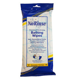 Clean Life Products No Rinse Bathing wipes