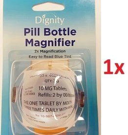 Dignity Pill Bottle Magnifier  2x