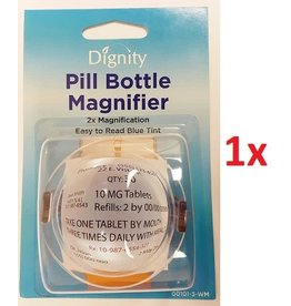 Pill Bottle Magnifier  2x
