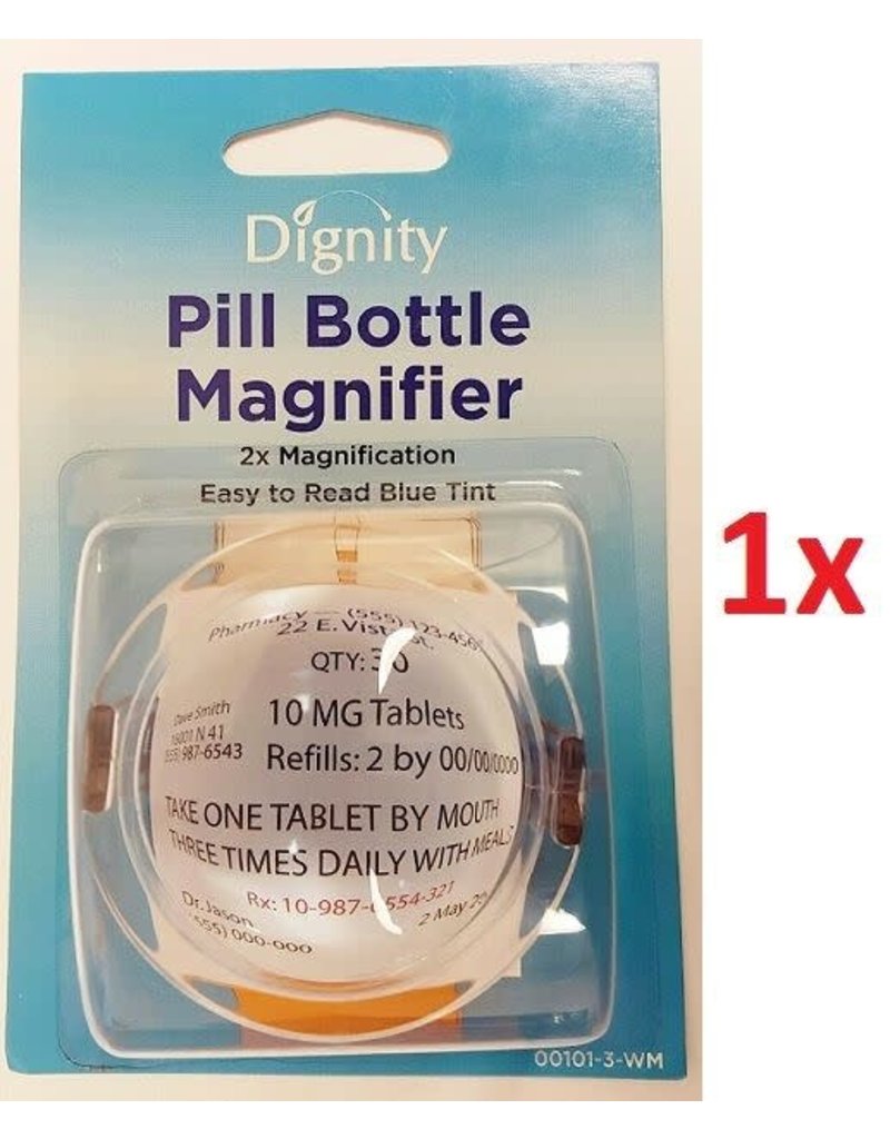 Pill Bottle Magnifier  2x