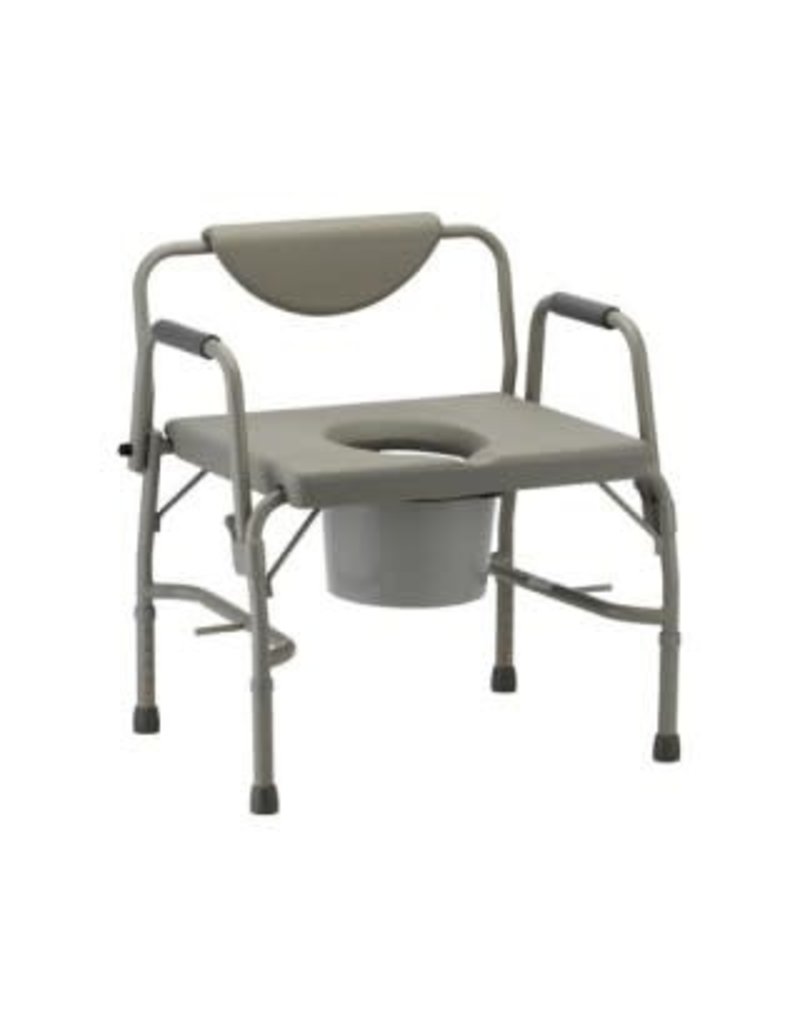 Heavy Duty Drop Arm Commode