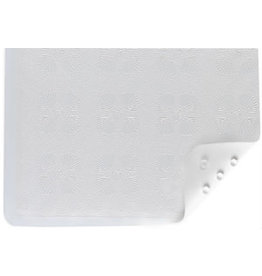 RUBBER BATH MAT WHITE SHELL