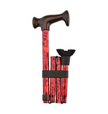 Folding Cane with Mini Quad Tip