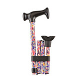 Folding Cane with Mini Quad Tip