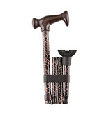 Folding Cane with Mini Quad Tip