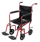 Drive/Devilbiss Deluxe Fly-Weight Aluminum Transport Chair