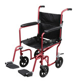 Drive/Devilbiss Deluxe Fly-Weight Aluminum Transport Chair