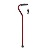 Drive/Devilbiss Adjustable Offset Cane with Gel Grip
