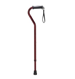 Drive/Devilbiss Adjustable Offset Cane with Gel Grip