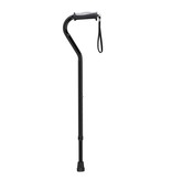 Drive/Devilbiss Adjustable Offset Cane with Gel Grip