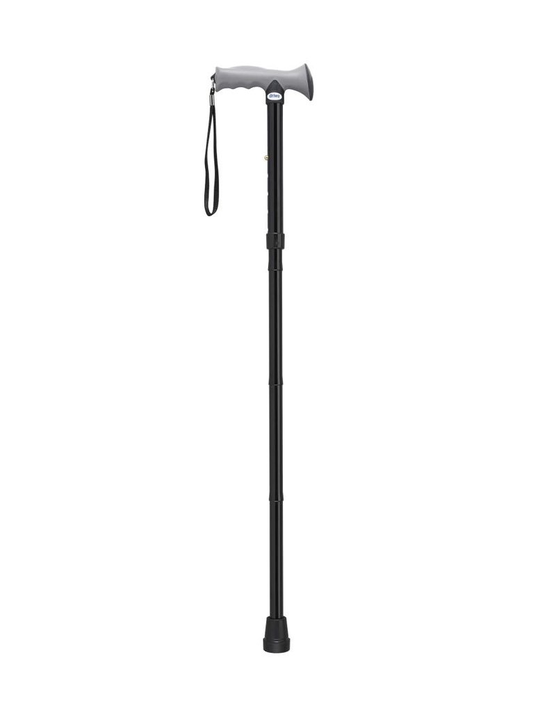 Drive/Devilbiss Lightweight Folding Cane with Gel Handle
