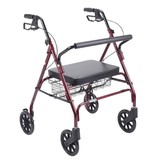 Drive/Devilbiss Bariatric Rollator with Large Padded Seat