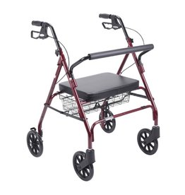 Drive/Devilbiss Bariatric Rollator with Large Padded Seat