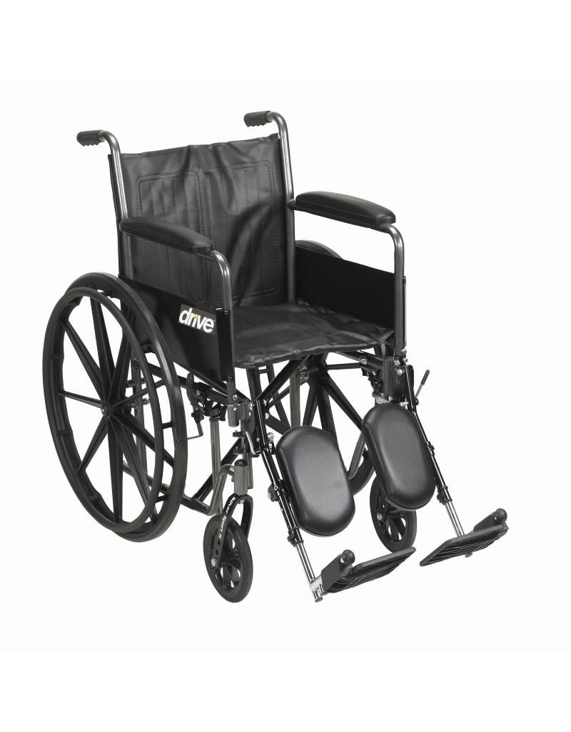 Drive/Devilbiss Silver Sport II 18" Wheelchair