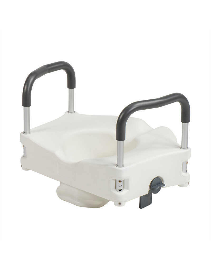 Drive/Devilbiss Secure Lock Raised Toilet Seat