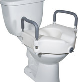 Drive/Devilbiss Raised Toilet Seat with Tool-free Removable Arms