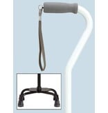 Harvy Canes Large Base Quad Cane with Foam Handle