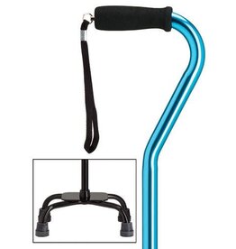 Large Base Quad Cane with Foam Handle