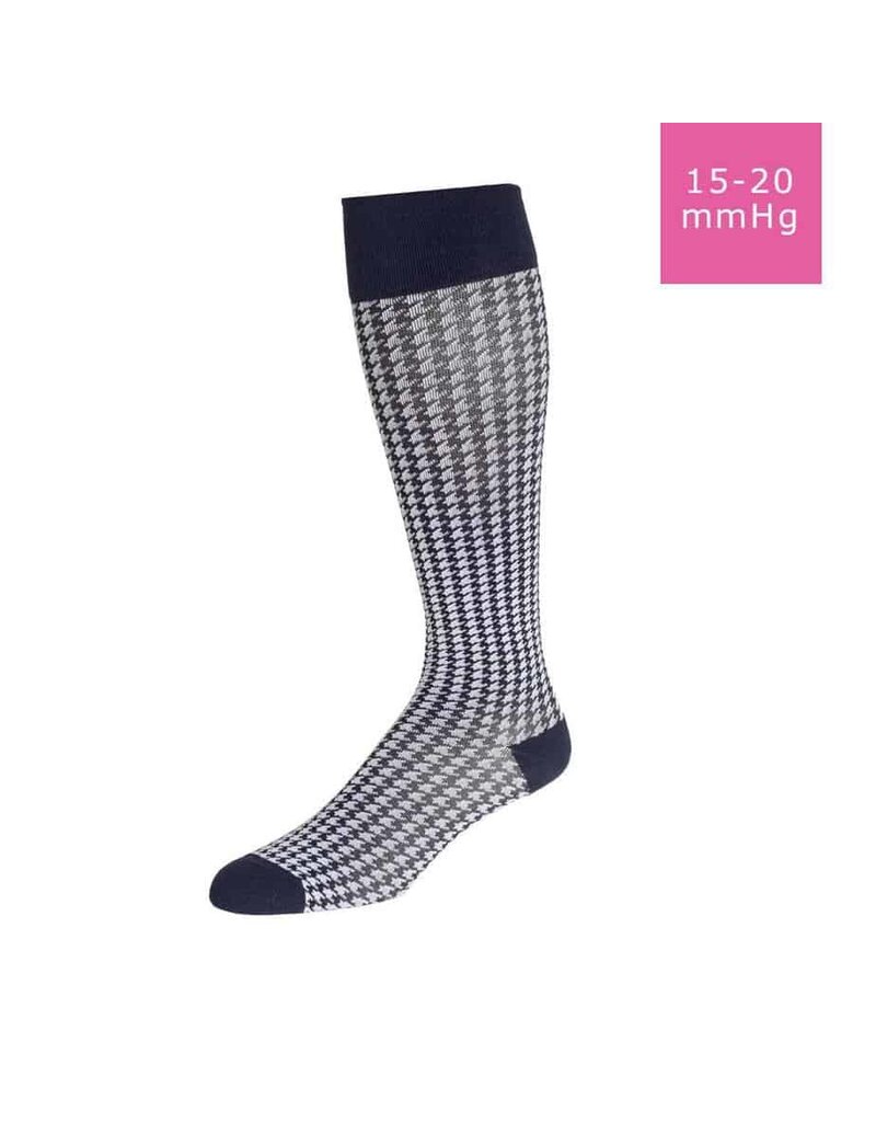 Rejuva Houndstooth Calf 15-20 mmHg