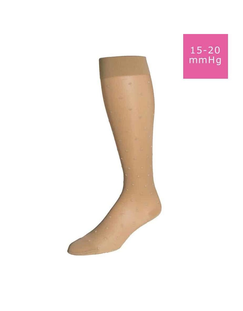 Rejuva Sheer Dot Calf 15-20 mmHg