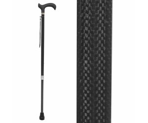 Folding Cane with Wood Grip Handle - Broadway Home Medical