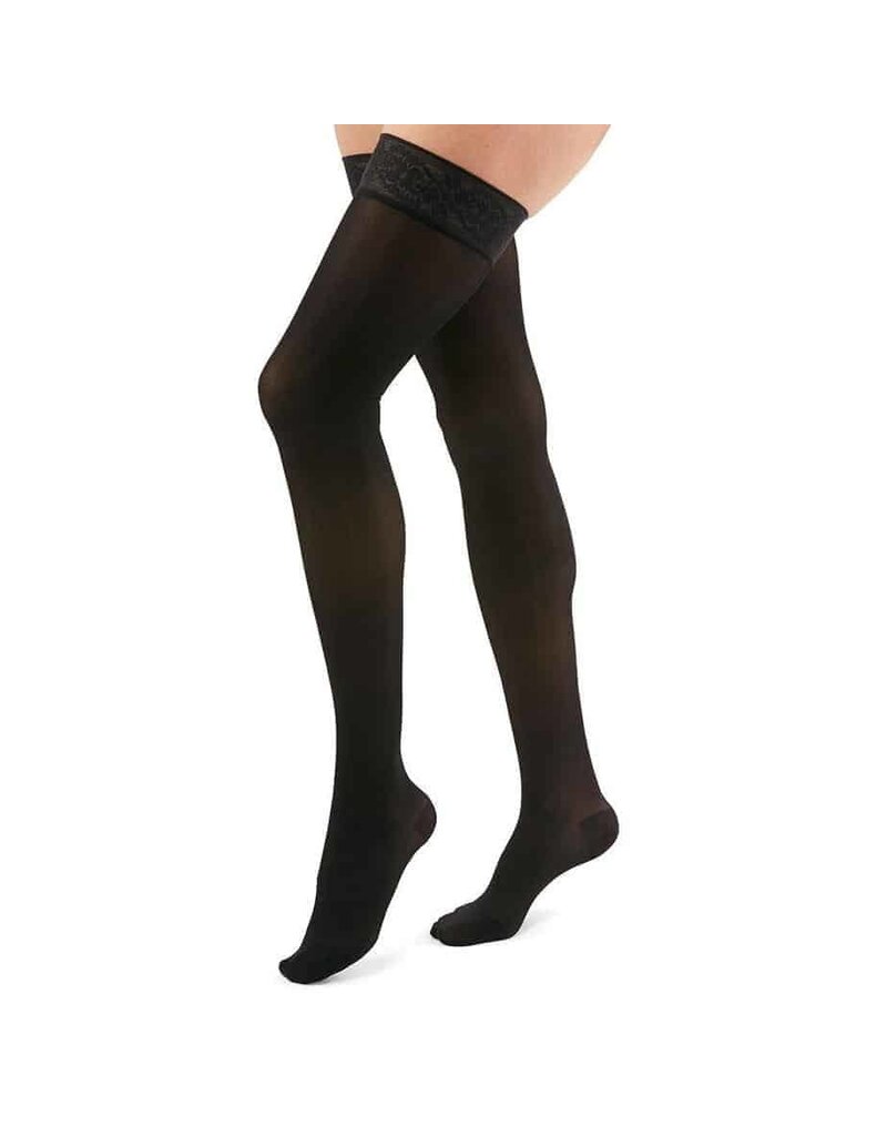 Duomed Transparent Thigh Closed Toe 15-20 mmHg