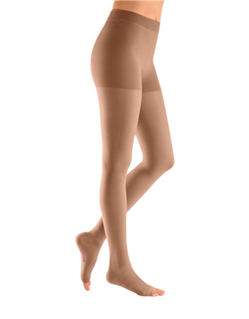 Mediven Plus Pantyhose 30-40 mmHg Open Toe Beige
