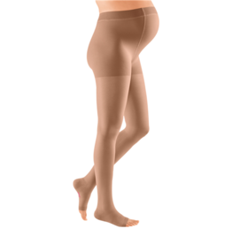 Mediven Plus Maternity Pantyhose 30-40 mmHg Open Toe Beige