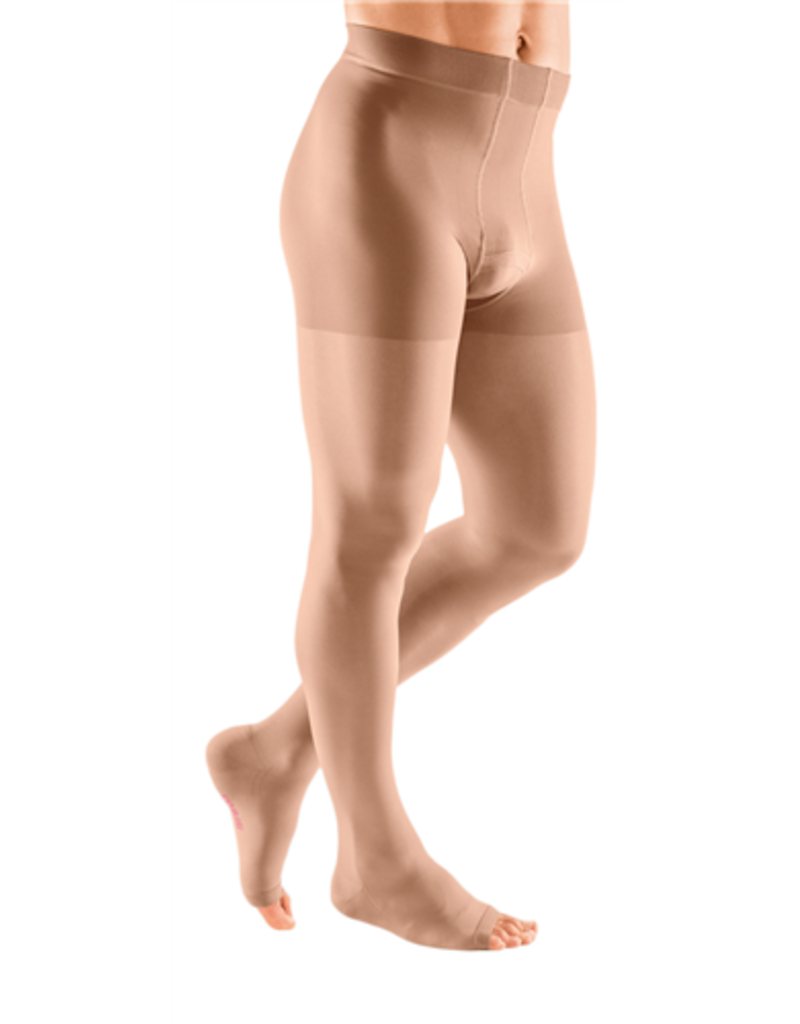 Mediven Plus Men's Leotard 30-40 mmHg Open Toe Beige