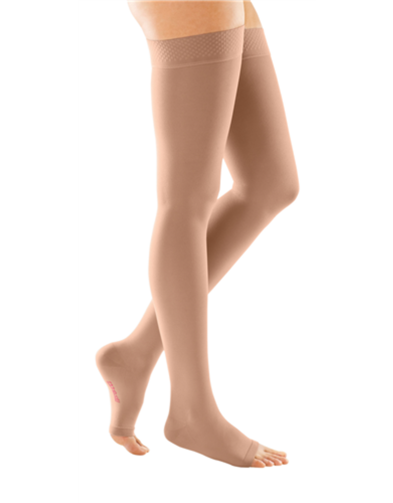 Medi USA Mediven Forte Thigh 40-50 mmHg Beaded Top Band Open Toe