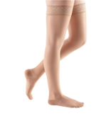 Mediven Sheer & Soft Thigh 30-40 mmHg Lace Top Band Closed Toe