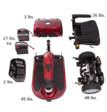 Golden Technologies Companion Power Scooter Mid Size 3 Wheel
