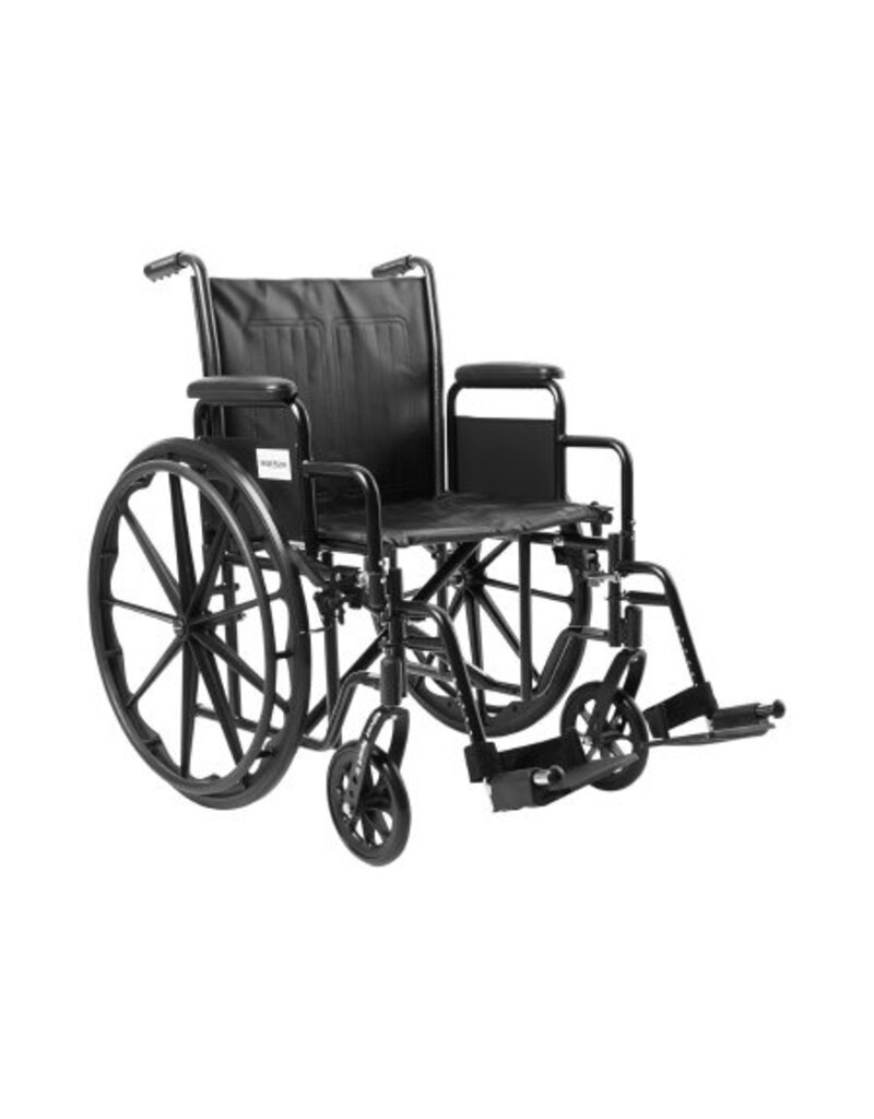 McKesson Brand Silver Sport II Wheelchair - Broadway Home McKesson Brand Silver Sport II Wheelchair - Broadway Home
