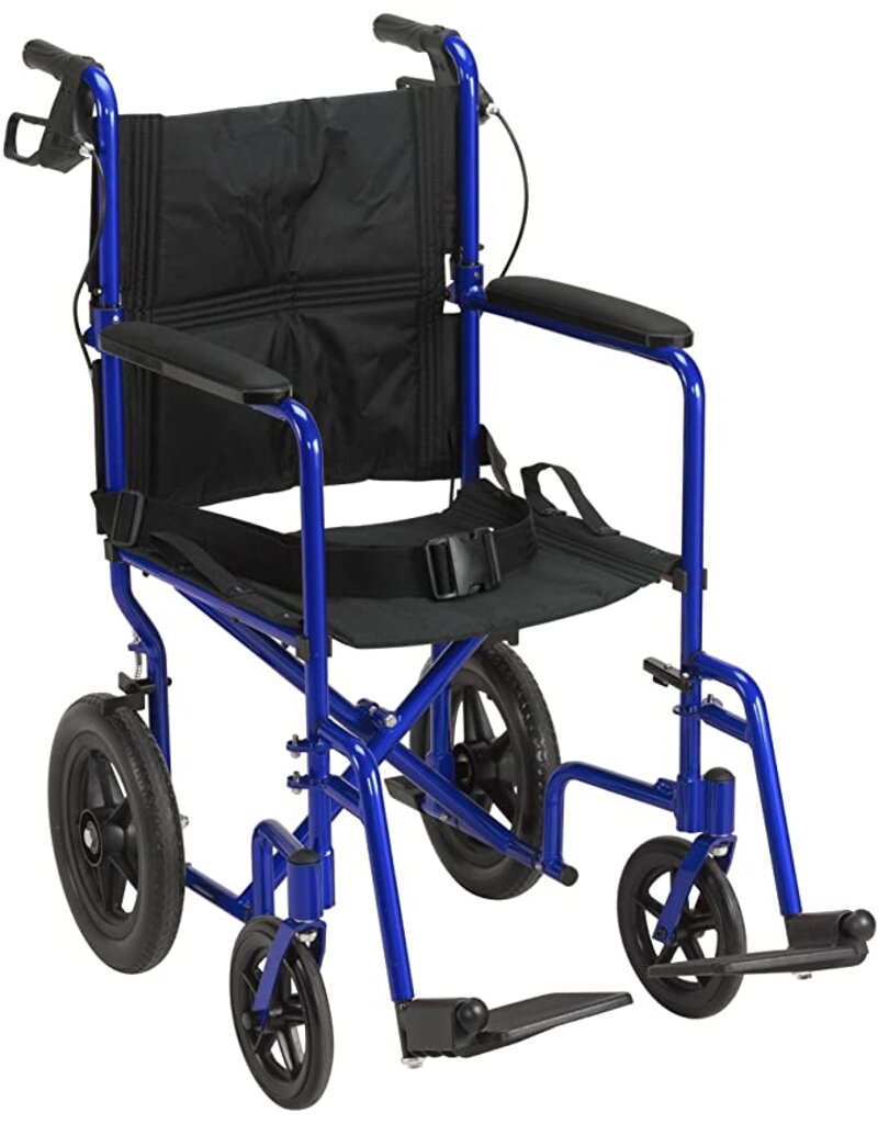 Drive/Devilbiss Lightweight Expedition Aluminum Transport Chair