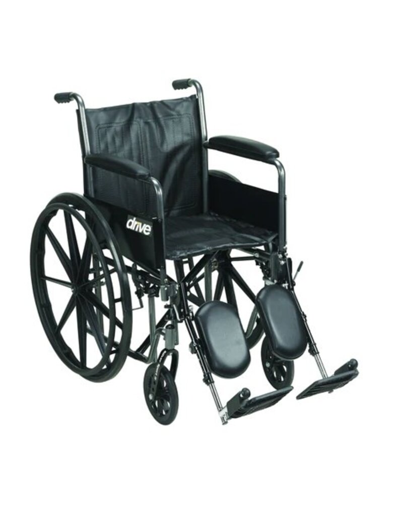 Drive/Devilbiss Silver Sport II 16" Wheelchair