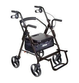 Drive/Devilbiss Duet Rollator/Transport Chair