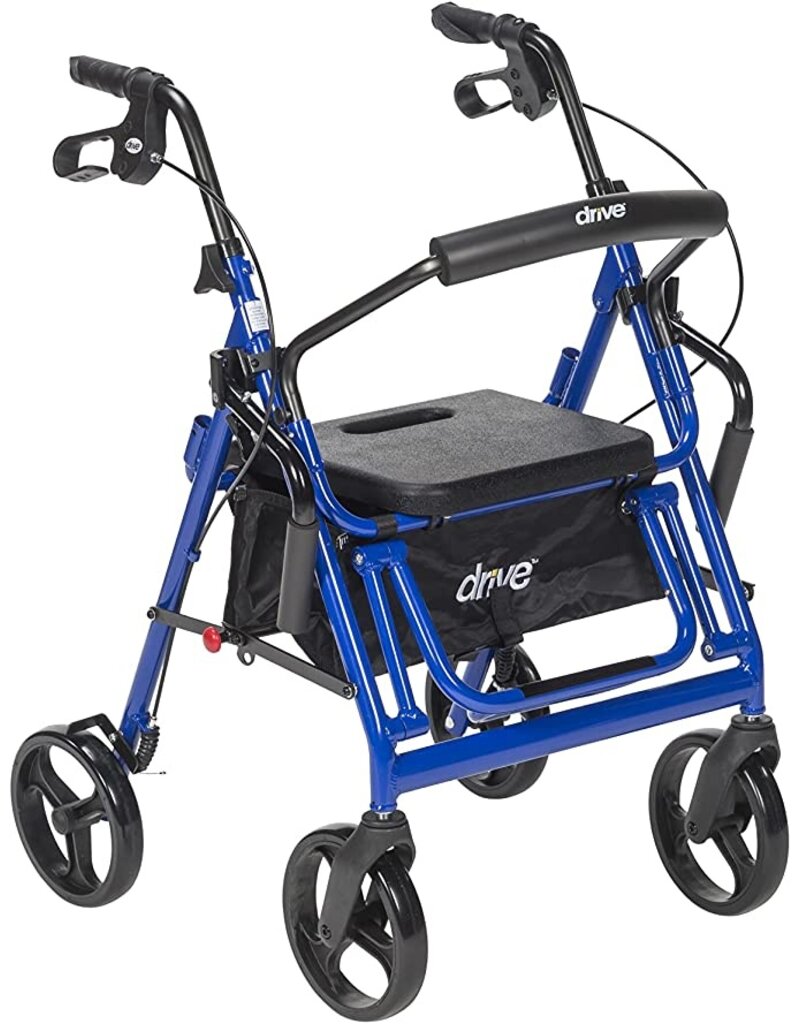 Drive/Devilbiss Duet Rollator/Transport Chair
