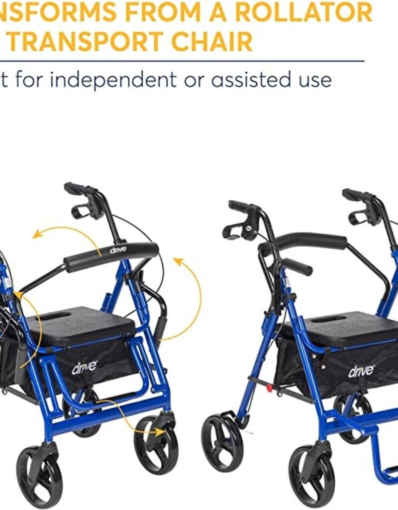 Duet Rollator/Transport Chair Broadway Home Medical