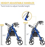 Drive/Devilbiss Duet Rollator/Transport Chair
